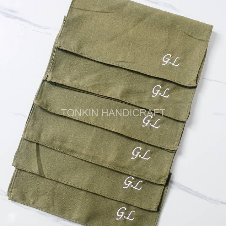 Tonkin Handicraft - Wholesale Bath towel - Embroidery Strawberry Linen Bathing Towel 39