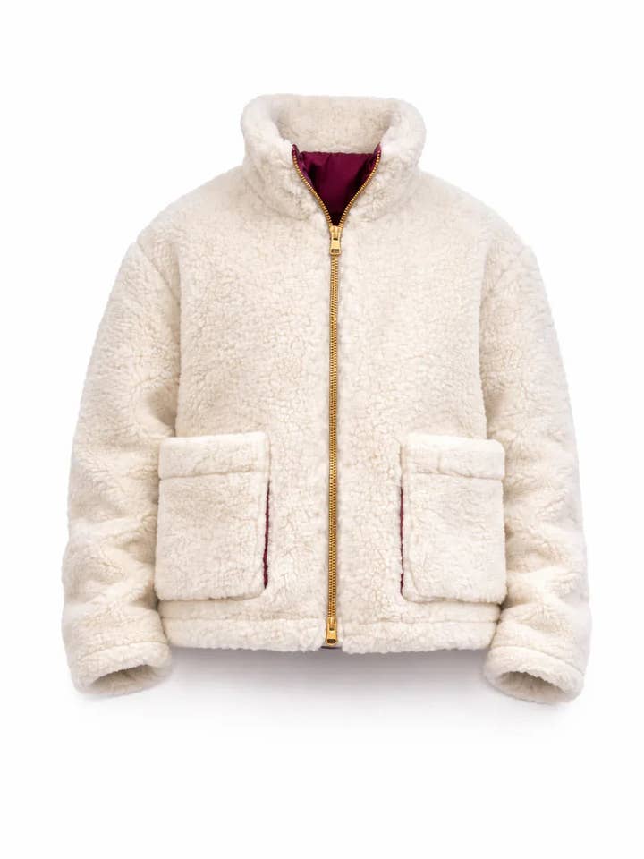 Veste oversize en laine pour homme - gris foncé pour la vente par Mellow