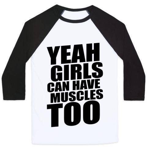 ANCHE LE RAGAZZE POSSONO AVERE MUSCOLI (NEON TANK) TEE per la vendita all'ingrosso da parte di True Modern