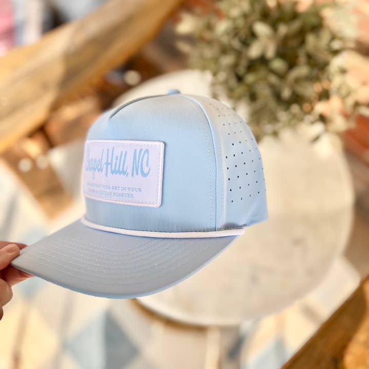 Happy By Rachel, LLC - Wholesale Trucker Hat - Women's - Chapel Hill, NC Patch Hat with Rope1