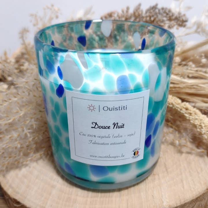 Sweet Night Scented Candle - Shades of Blue - 200 g for wholesale by Ouistiti - Bougies et compagnie