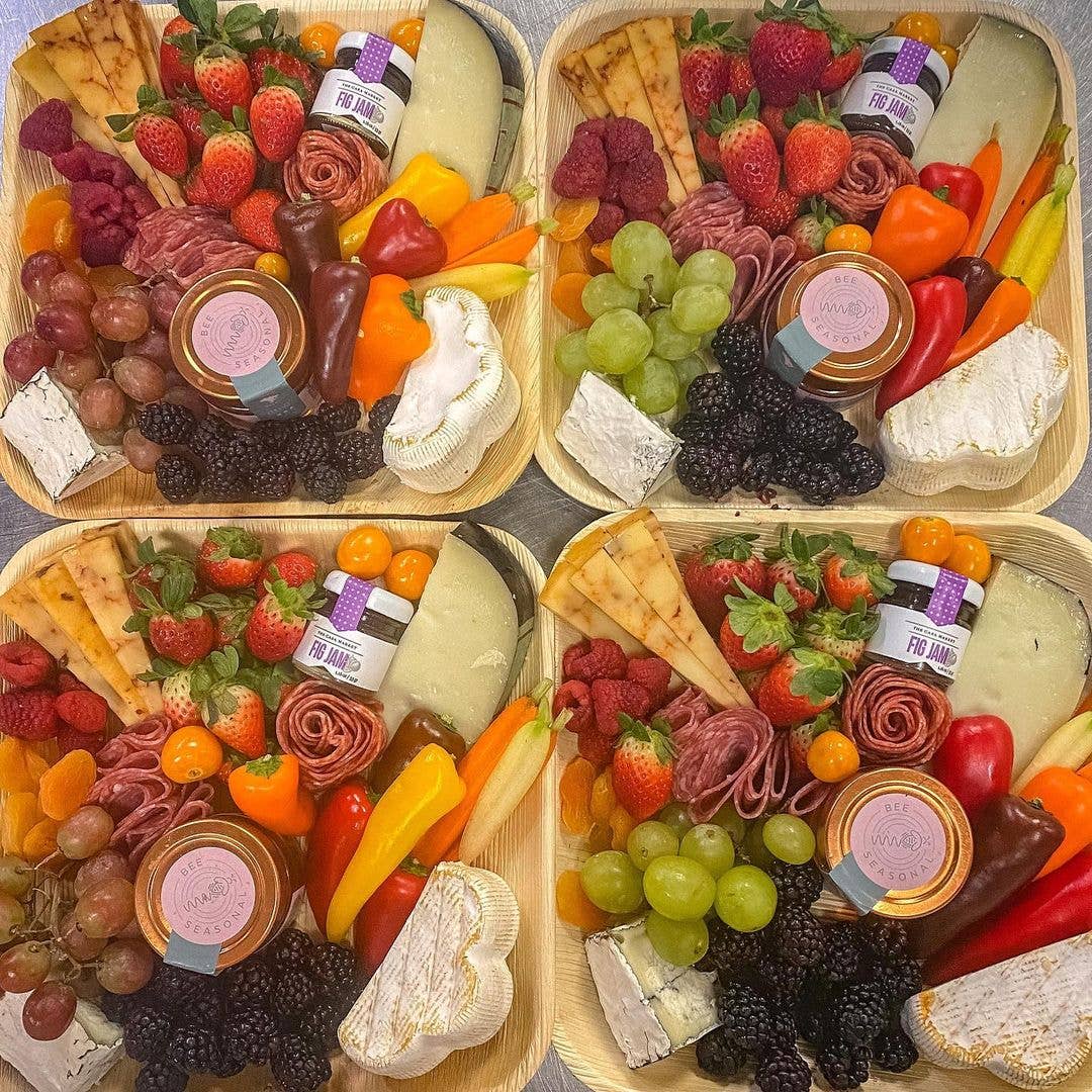 Charity Leaf - Wholesale Disposable Plate - Palm Leaf Square Plate - 6" Inch - Pack of 50 Plates6