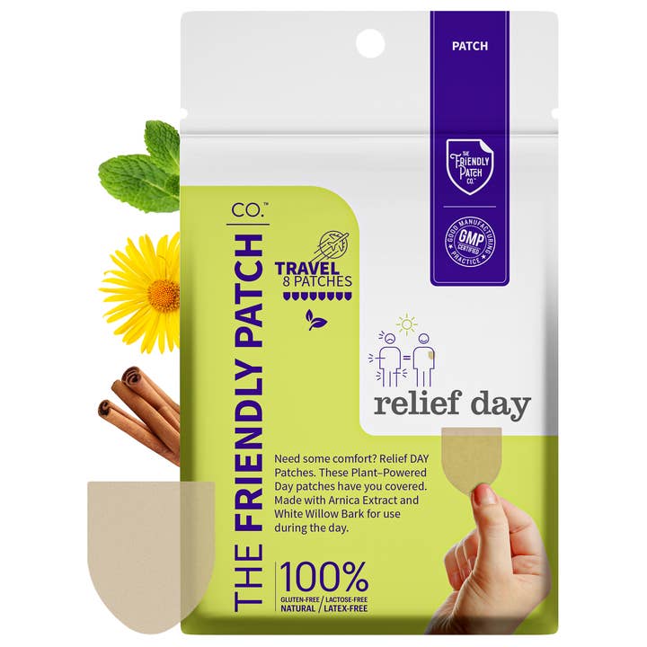 Relief Day Pain Patch - Arnica, White Willow Bark, Menthol and other Purchase Wholesale willow bark. Free Returns & Net 60 Terms on Faire trending on Faire.
