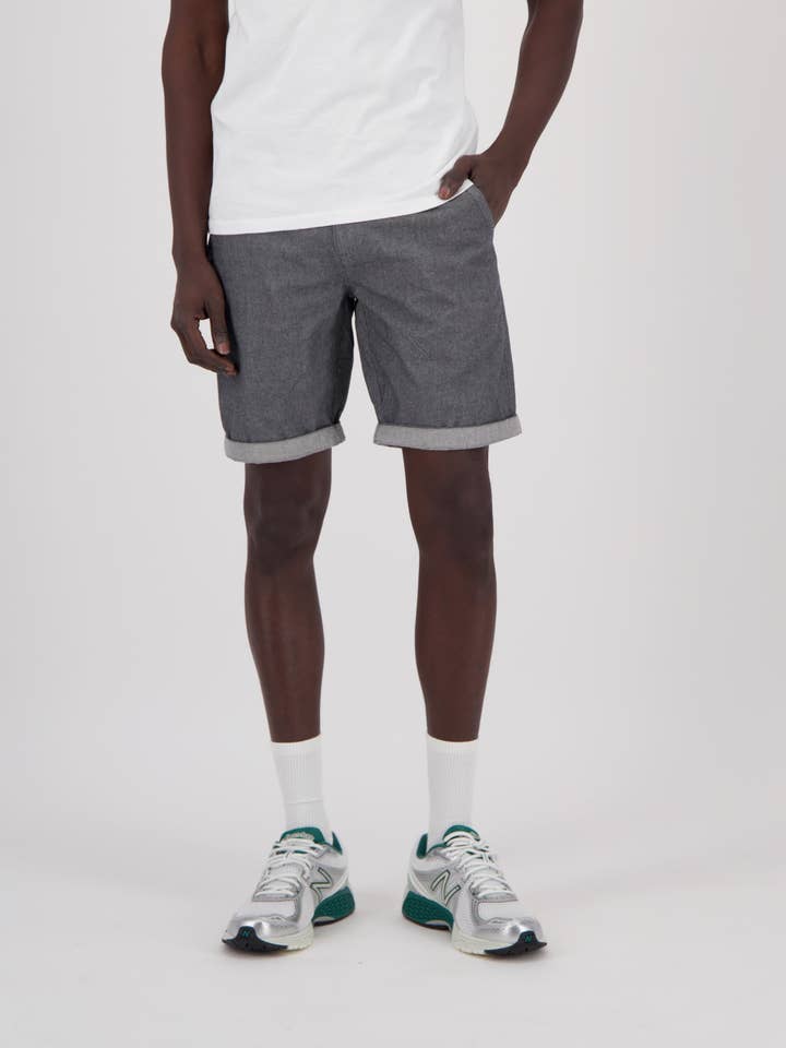 Shorts Dobby - Antracita para venta al por mayor de COLOURS & SONS