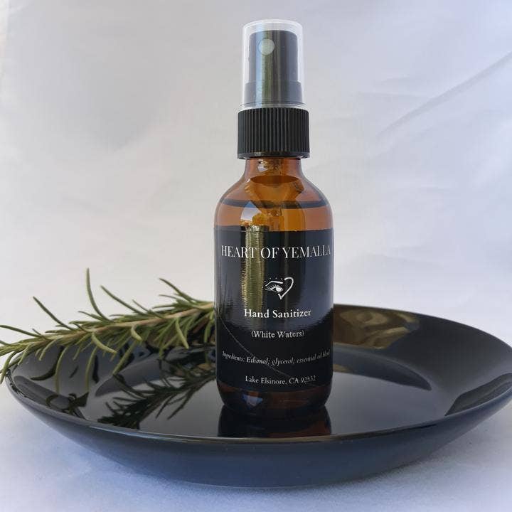 Désinfectant pour les mains — White Waters pour la vente par Heart of Yemalla