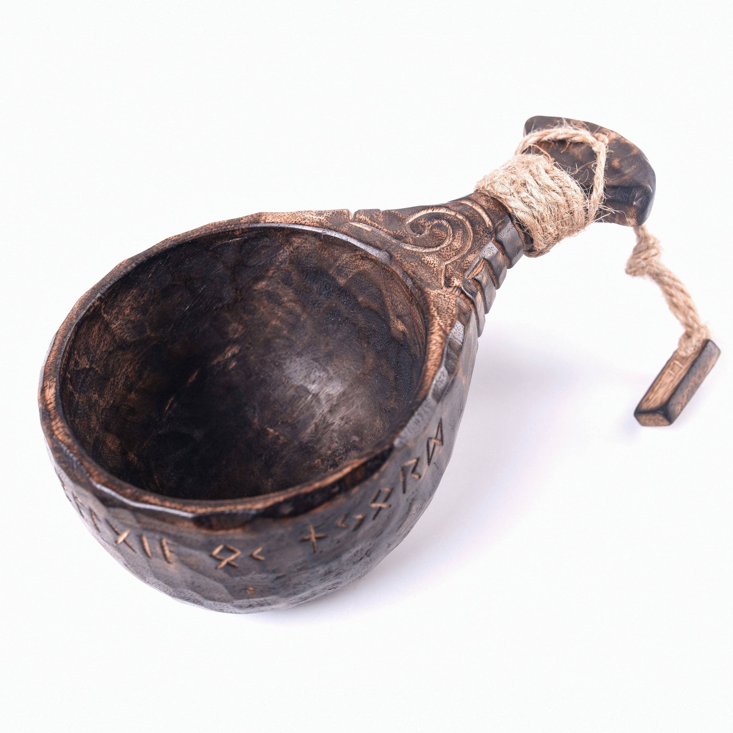 Norse Tradesman – wholesale Dricksglas och koppar – Träkuksa - handgjord historisk kåsa från Norse Tradesman8