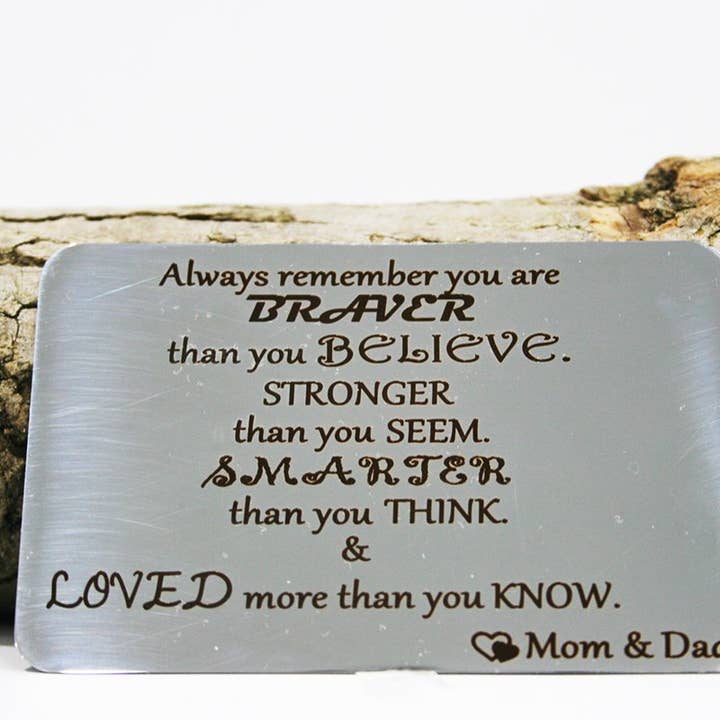 SoulfulMemory – wholesale Samlarobjekt mynt – Personlig plånbok Sätt in kortdatum/Namn/Meddelande/ Text Graverad.2