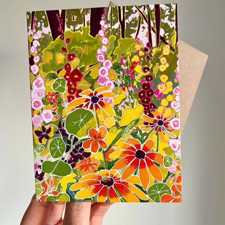 Dappled Light Card for wholesale by Lizz Miles Art