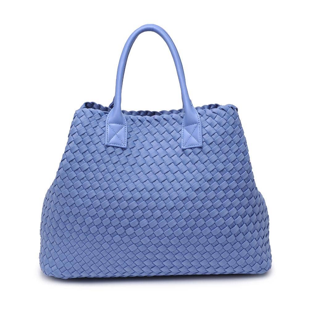 Urban Expressions – Großhandel Tragetasche – Damen – Ithaca Tote aus gewebtem Neopren mit veganem Lederhenkel54