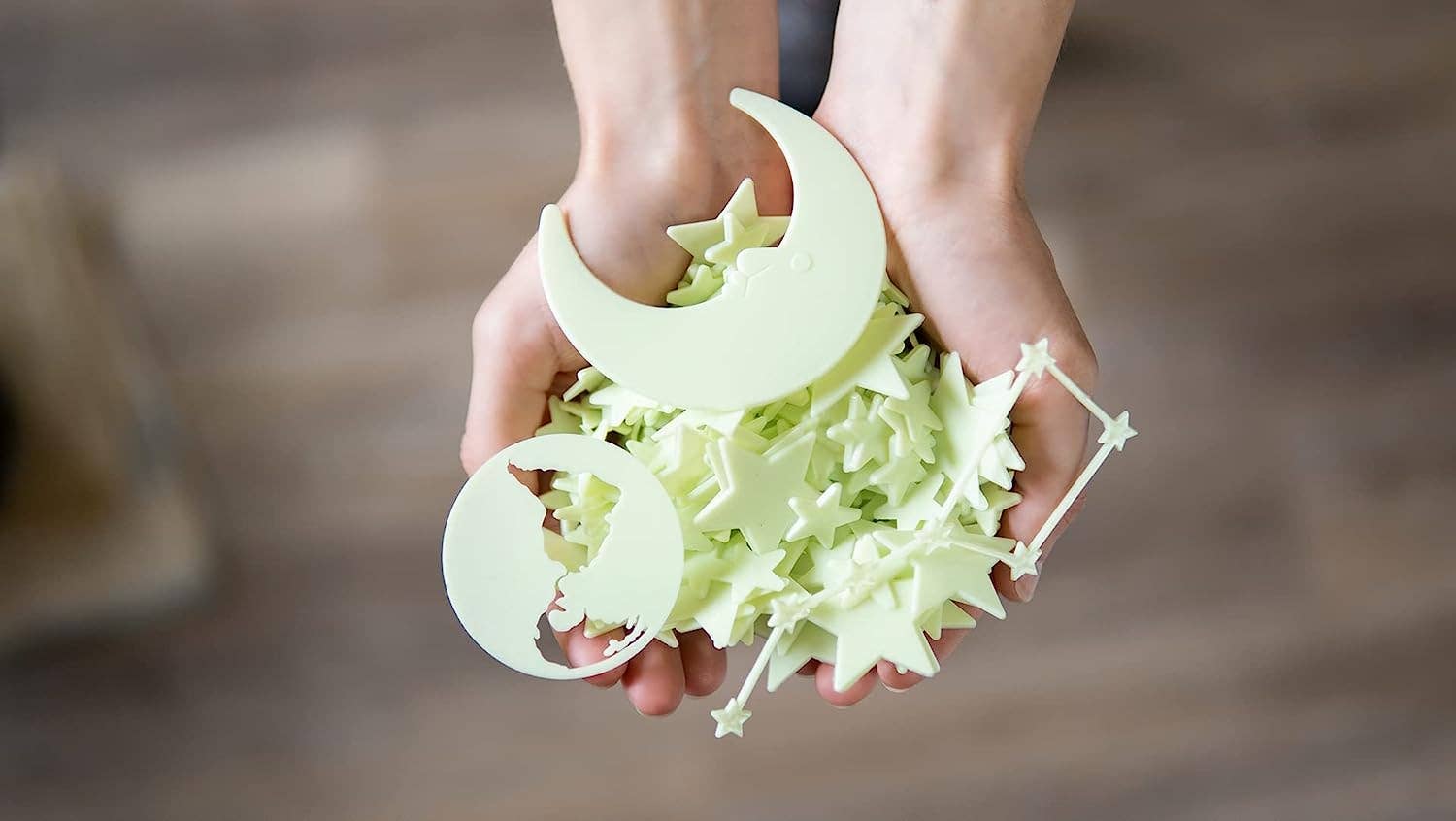 Green Sky - Wholesale Light-Up Toy - Kids & Baby - Cool Chimpanzee - 300 Pack Glowstars with moon5