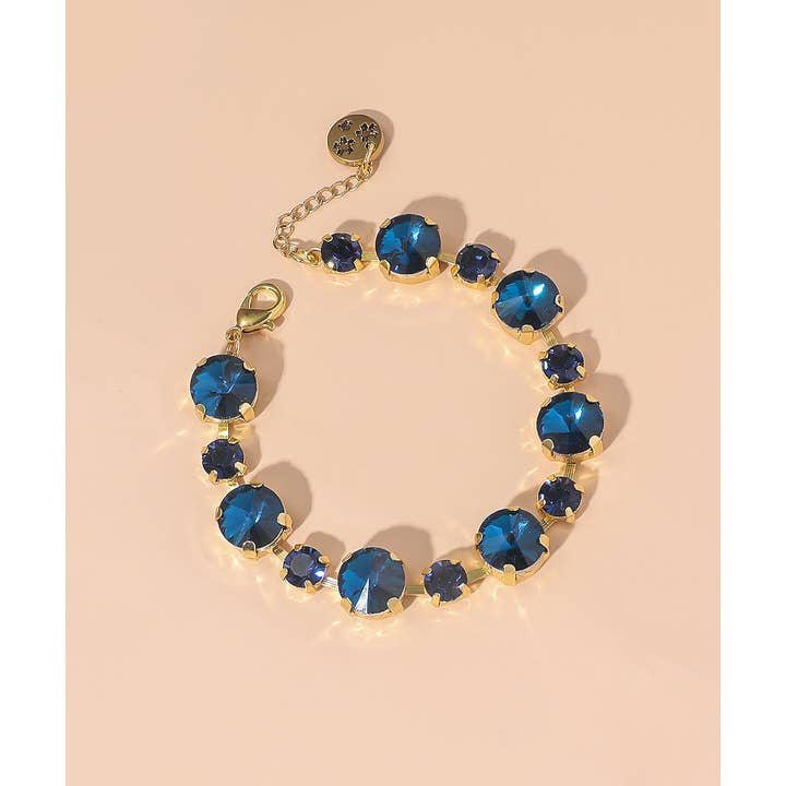 Blossom bijoux - Wholesale Link & Chain Bracelet - Rhinestone bracelet 25AHBR003