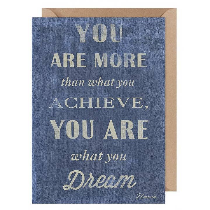 You are More... Tarjeta Flavia por Flavia Weedn 100% Algodón Hecho en Suiza 0401-8721 para venta al por mayor de Flavia Art Studios