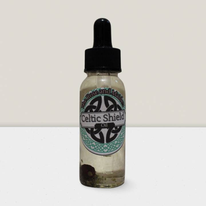 Celtic Shield Oil for wholesale by The Rose and Maiden