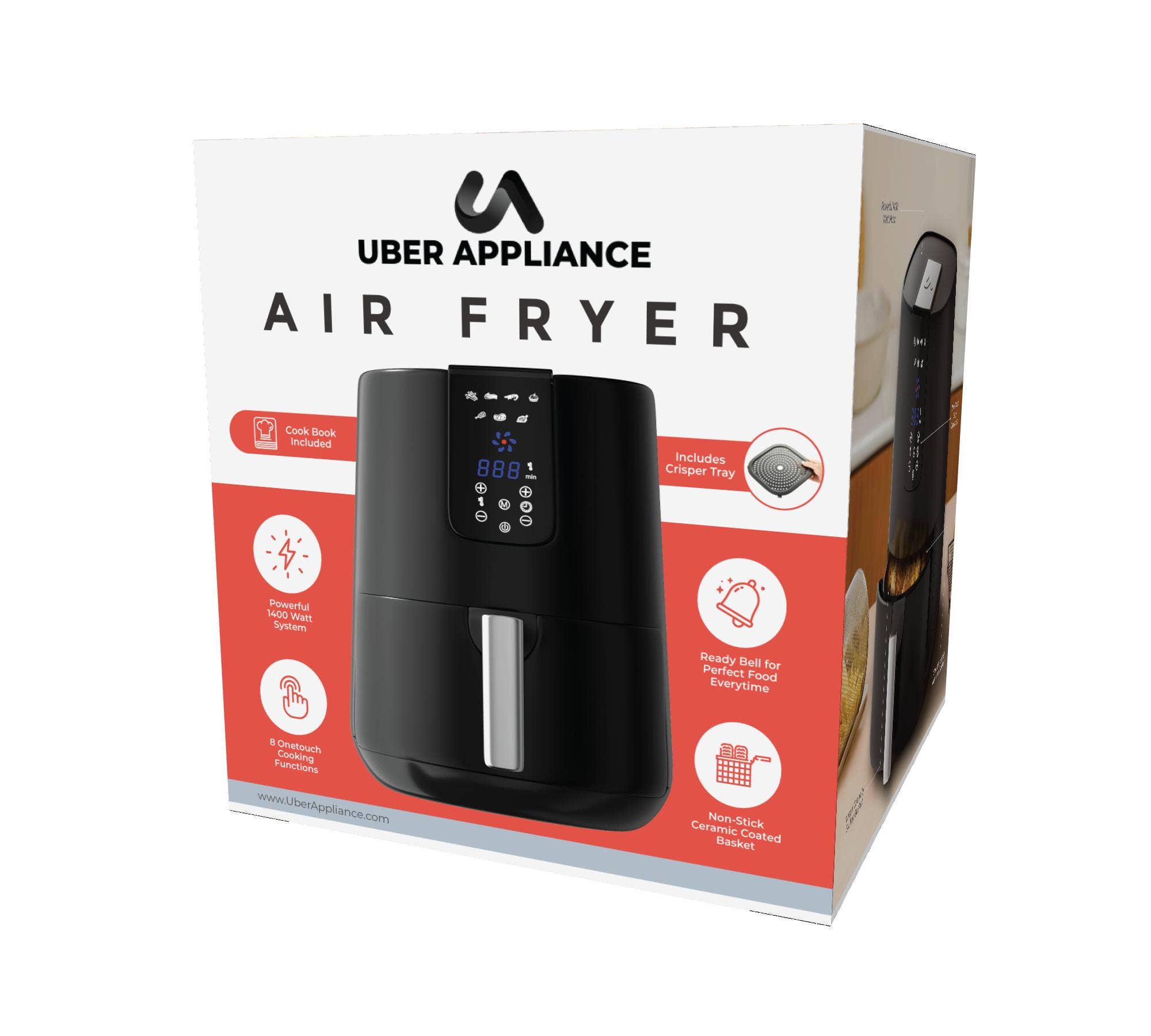 Uber Appliance - Vente Appareils électroménagers - Friteuse à air Uber XL Deluxe15