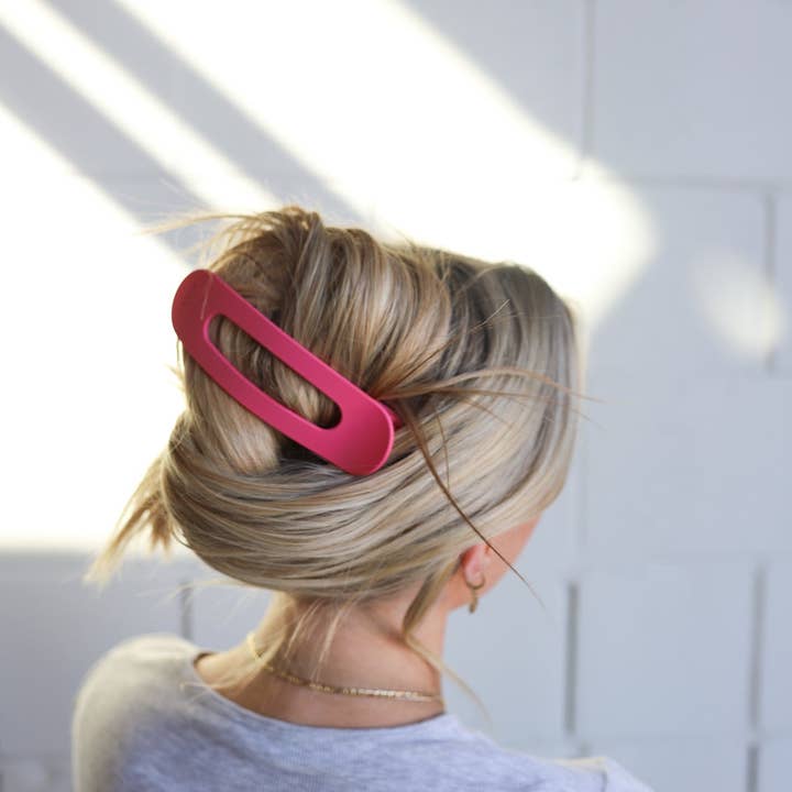 KAXI - Wholesale Hair Clip - Women's - OVERSIZED LAY DOWN CLAWS ( 33 COLORS )57