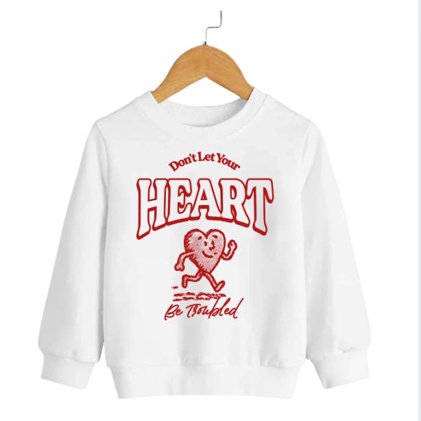 Don't Let Your Heart Be Troubled Kids Pullover for wholesale by SBG Co.