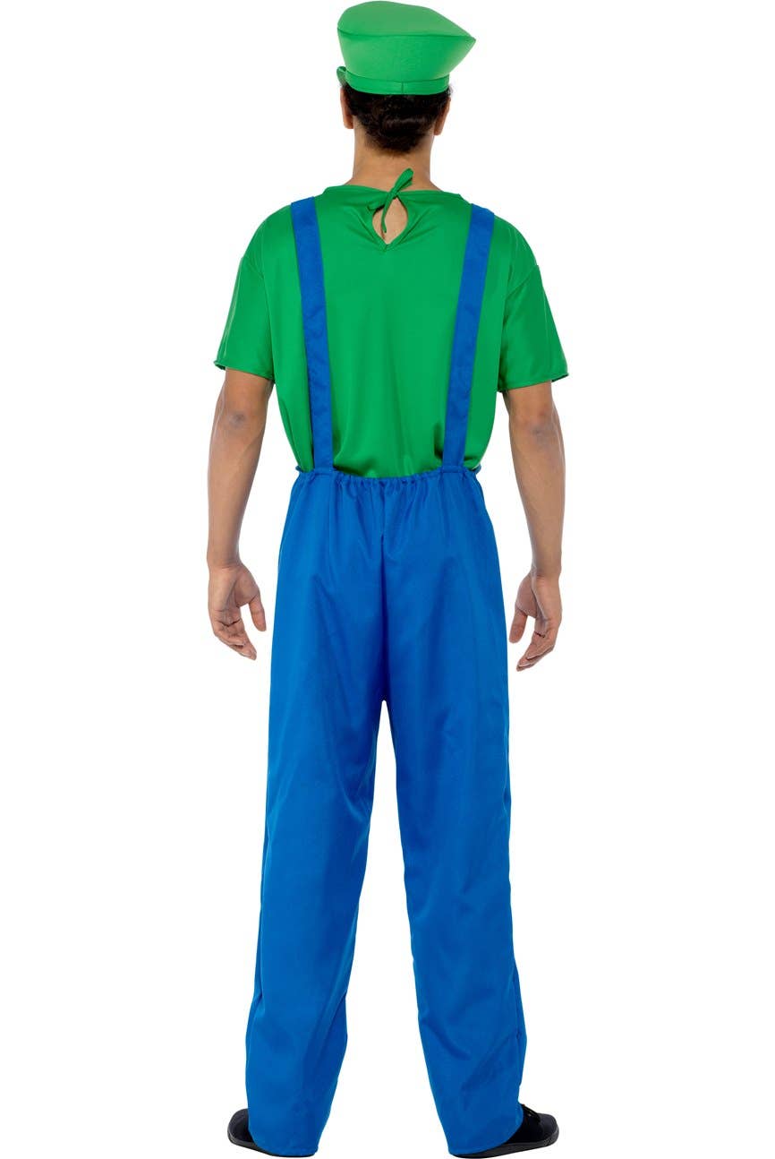 Partychimp - Vente Déguisement – homme - Déguisement de plombier garçon vert - costume de fête1