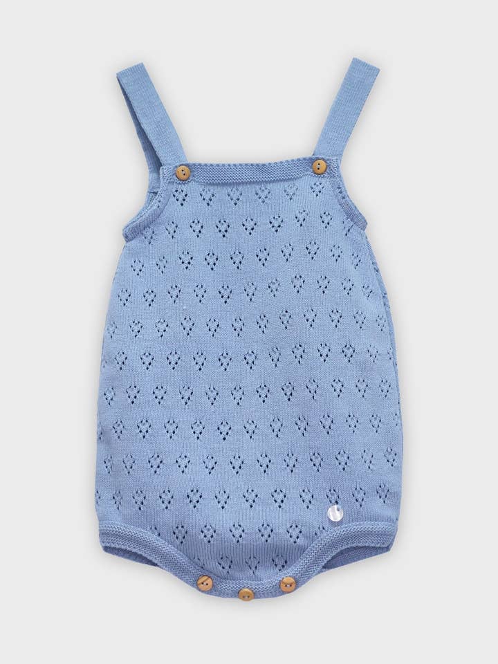 Navy blauw KNIT SWEET babyromper voor wholesale door Minhon