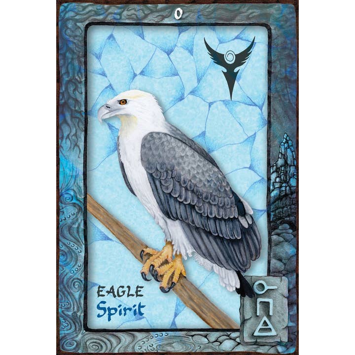 Cardshouse – Cartas de tarô por atacado – Animal Sonhando Cartões Oracle Anjo Azul9