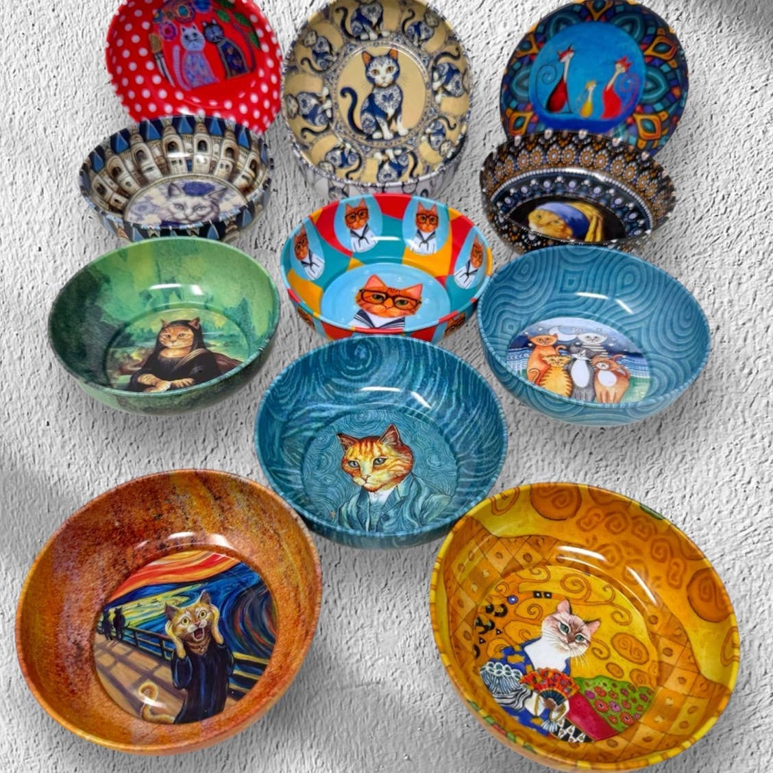 Nai Gifts - Wholesale Decorative Plate/Dish/Bowl - Cat Design Metal Decorative Bowl1