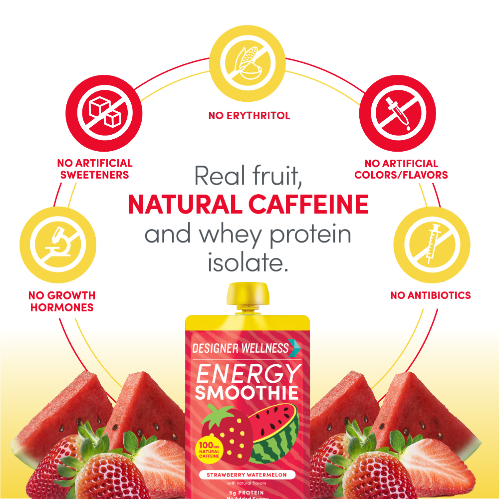 Designer Wellness - Wholesale Sports/Energy Drink - Energy Smoothies - Strawberry Watermelon 12 pack3