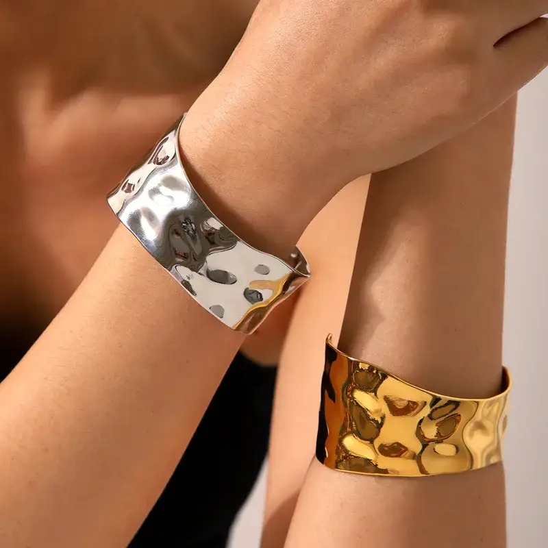 Sweet Cherry Sky - Wholesale Jewelry - Men's - Large Gold or Silver Cuff Gold Plated1