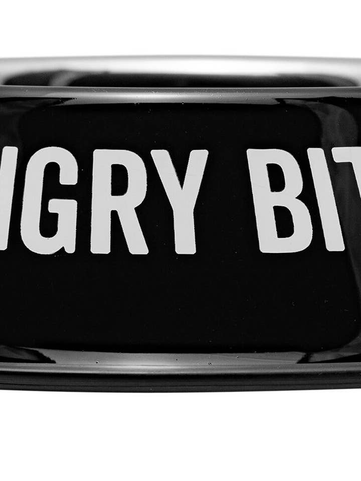 Hangry Bitch Pet Bowl for wholesale by SNARK CITY