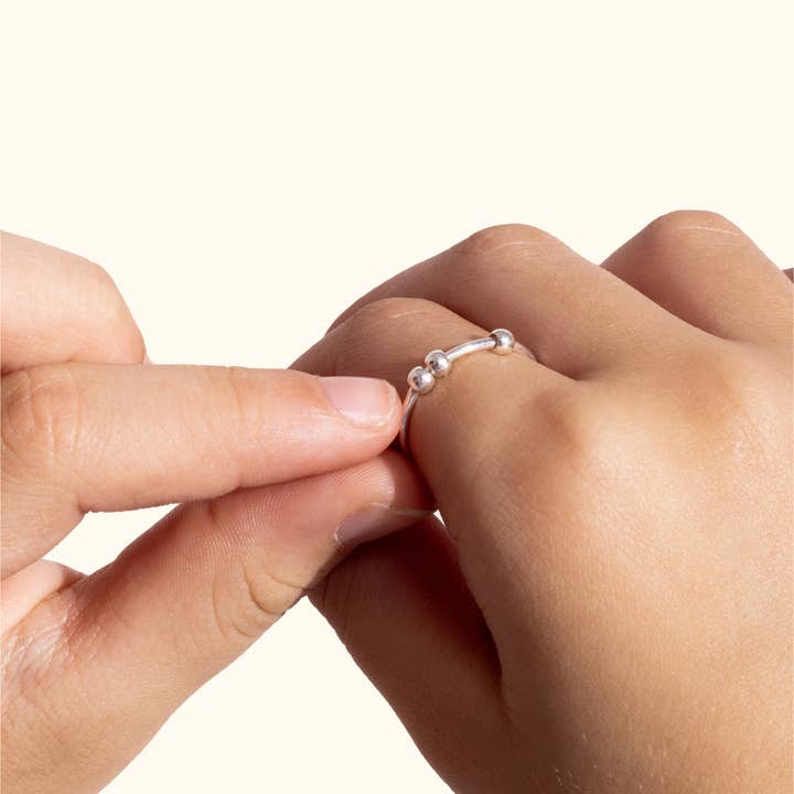 Lullie - Wholesale Band/Stacked Ring - Child Anxiety Ring - The Chill Kid Ring2