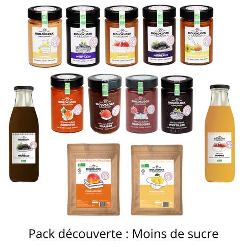 Pack Discovery: Menos açúcar por atacado de Bioloklock