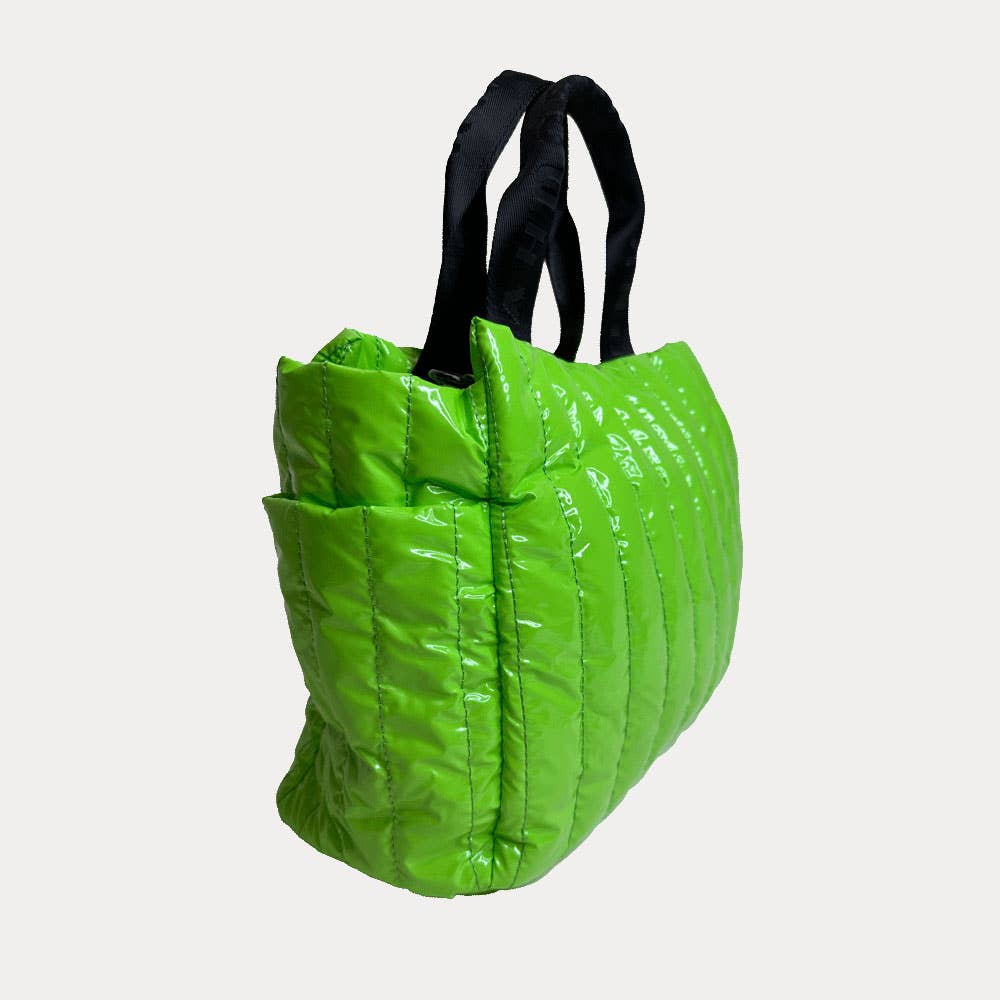 AHDORNED – wholesale Tote bag – Women's – Rosie Quilted Tote w/Black Resin Chain & 2" Adjustable Solid11