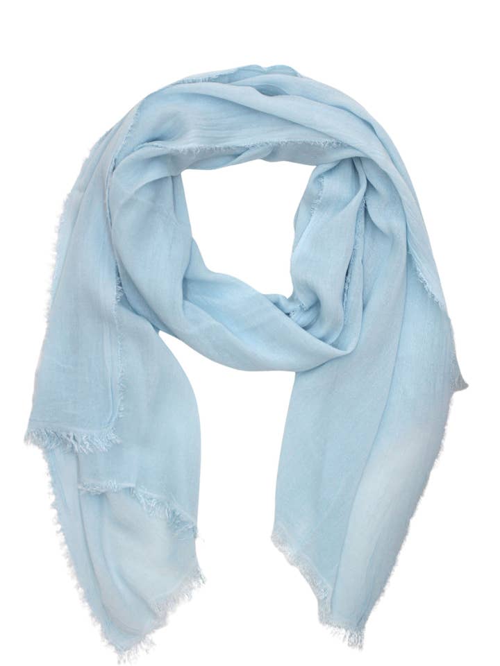 Schal aus Viskose und Bambus, einfarbig, nachhaltig für den Großhandel von Leslii