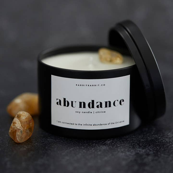 Vela con intención de abundancia para venta al por mayor de Rabbit Rabbit