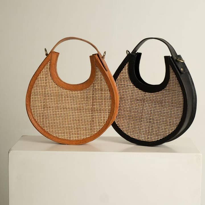 STREET LEVEL - Wholesale Crossbody Bag - Women's - Ajeng Rattan Crossbody