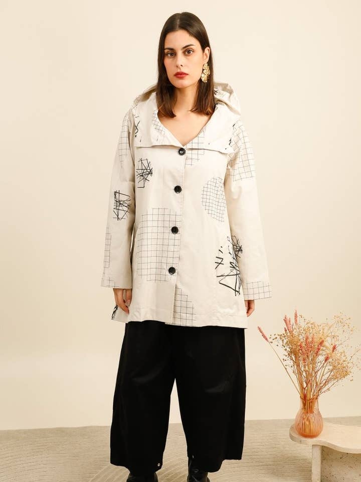 D588-W043 - Cappotto per la vendita all'ingrosso da parte di BELLA BLUE