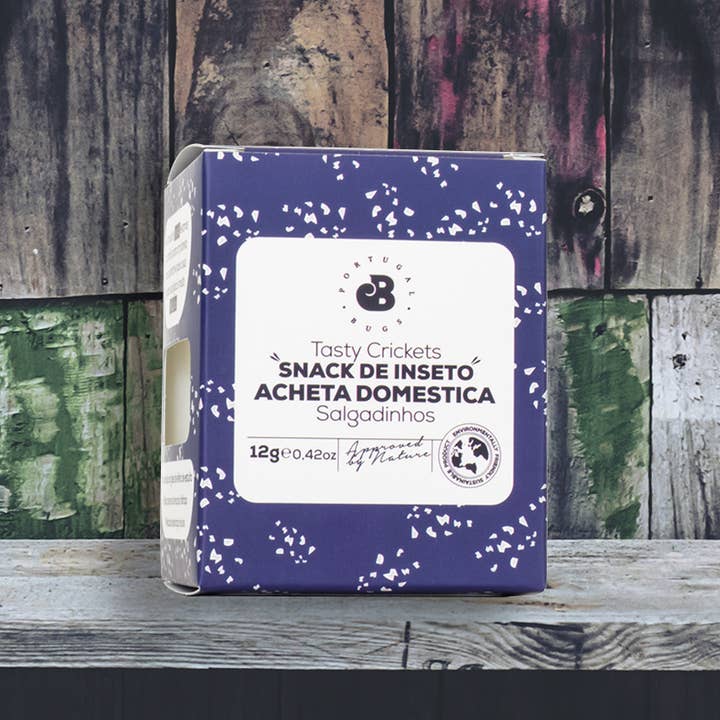 Getrocknete Grillen mit Meersalz 12g für den Großhandel von CORIAL FOODS