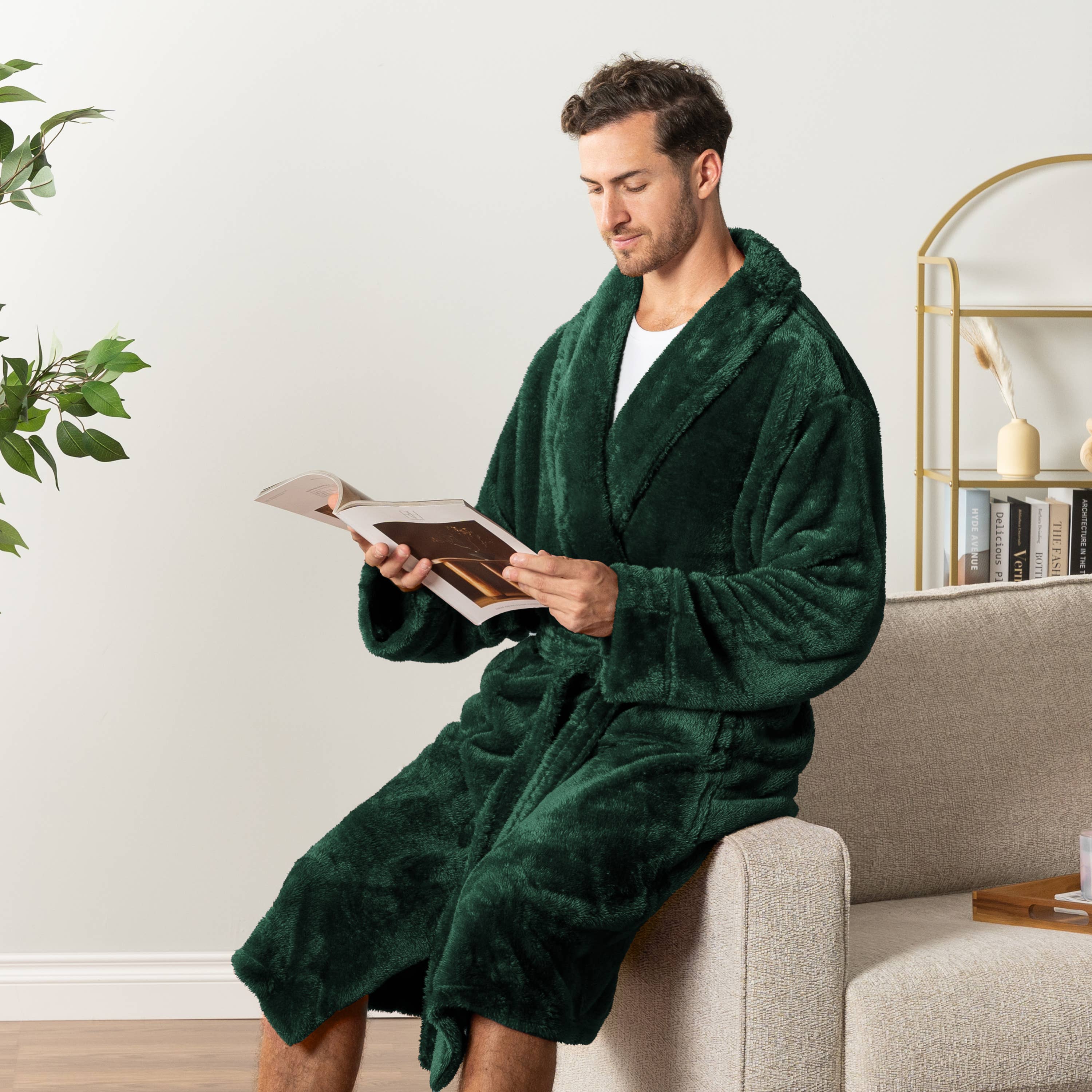 Pavilia - Wholesale Robe - Men's - Men's Sherpa Fluffy Robe41