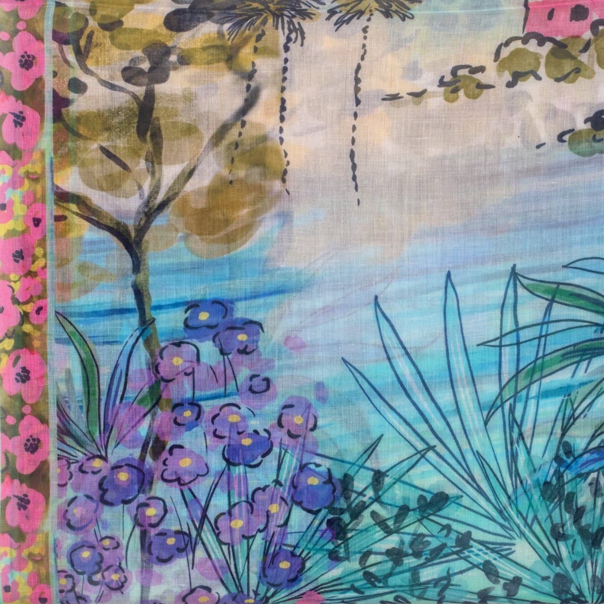 rouge Pareo Miami en coton Isla Bonita By Sigris 35669 en vente sur Faire1