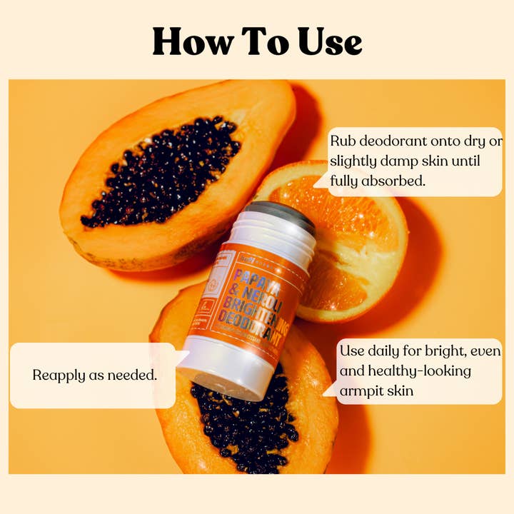 Buff Experts - 🇨🇦 - Wholesale Deodorant - Women's - Papaya & Neroli Brightening Deodorant