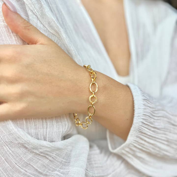 Gold Filled Chain Bracelet for wholesale by Rossie Jewellery