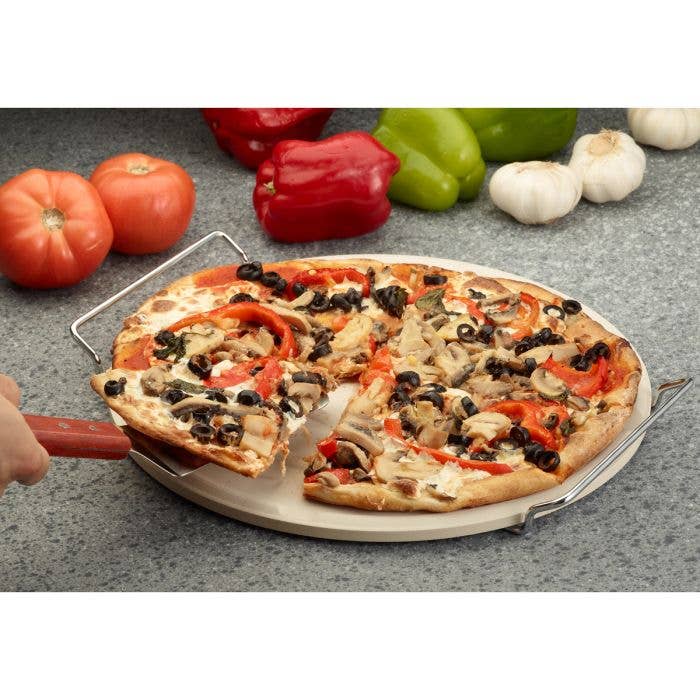HIC - Harold Import Co. - Wholesale Kitchen Tool/Gadget - Fantes Cousin Diana Pizza Stone, 13in1