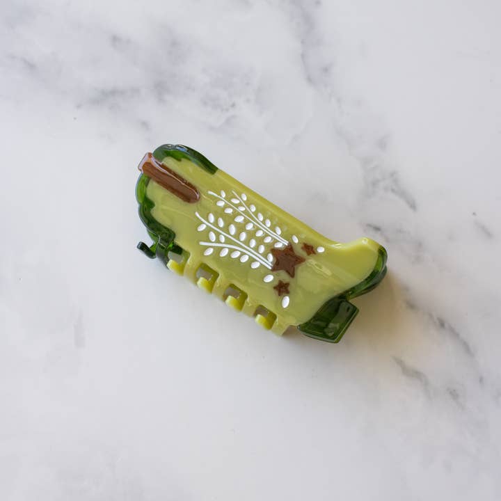 Tiepology - Wholesale Hair Clip - Women's - Eco Shooting Star Cowboy Boots Hair Claw Clip10