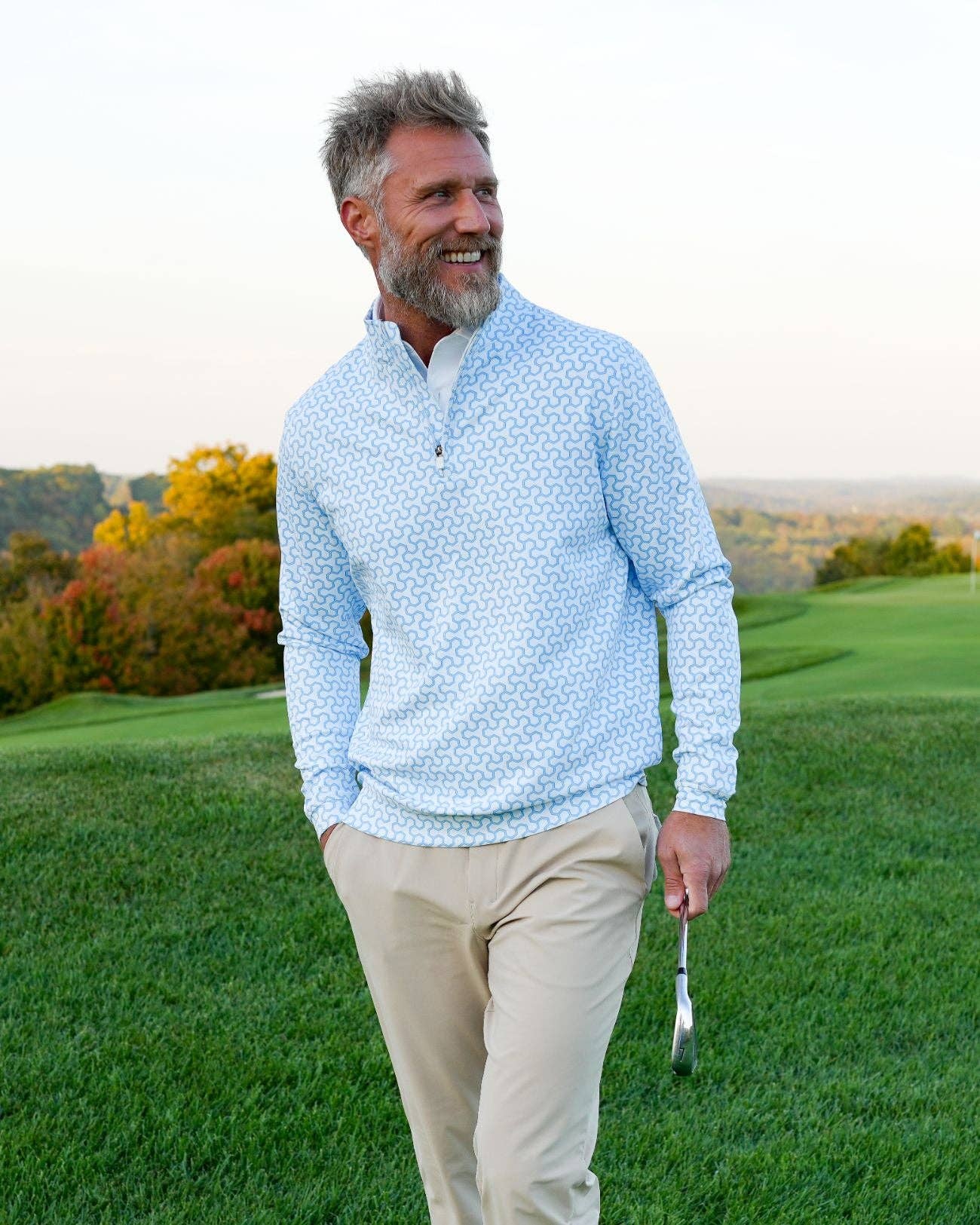 USA Palm - Wholesale Sweatshirt - Unisex - Cloud 1/4 Zip72