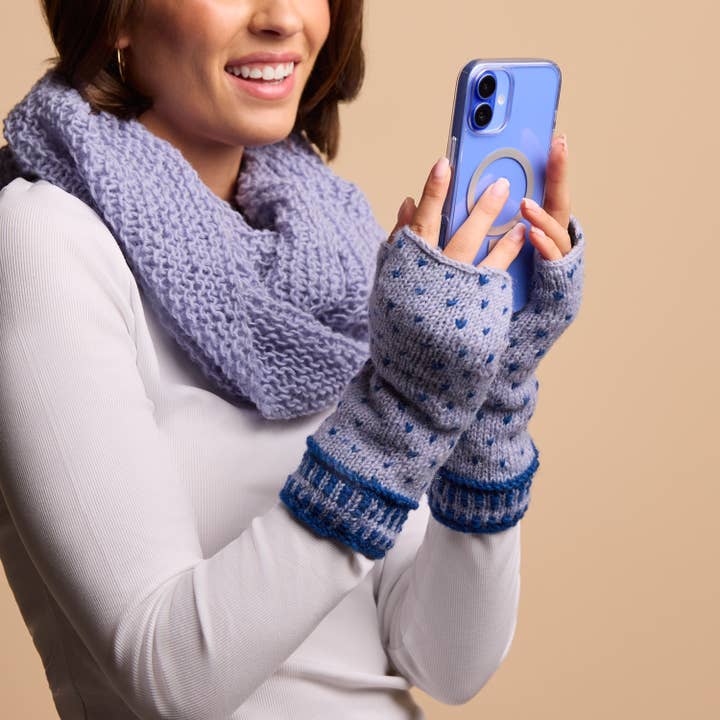 Meias sem Dedos de Malha Appalachian Dove | Meias sem Dedos de Lã por atacado de Feelgoodz