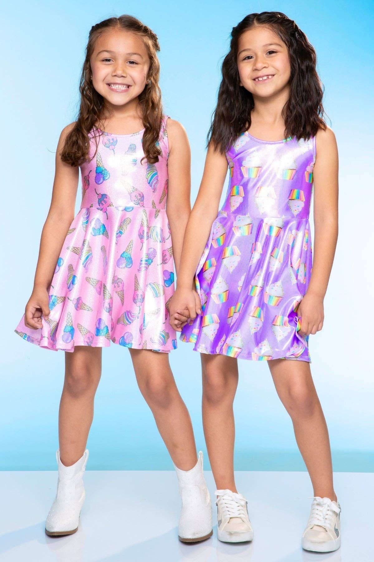 PixieLane - Wholesale Dress - Kids - Glitter Tank Super Twirl Dress23