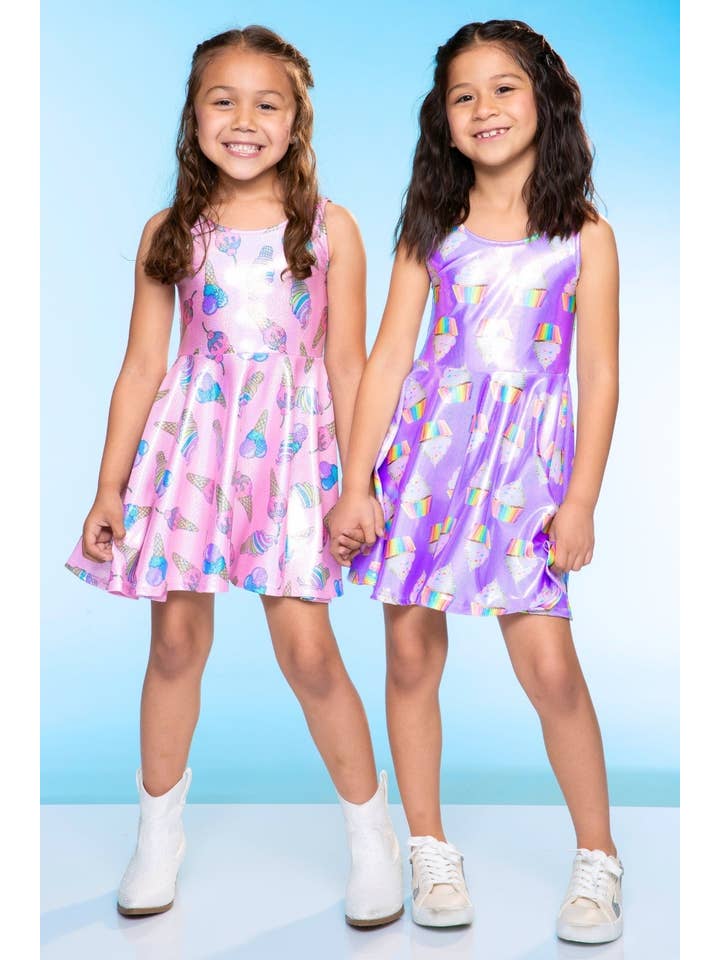 PixieLane - Wholesale Dress - Kids - Glitter Tank Super Twirl Dress23