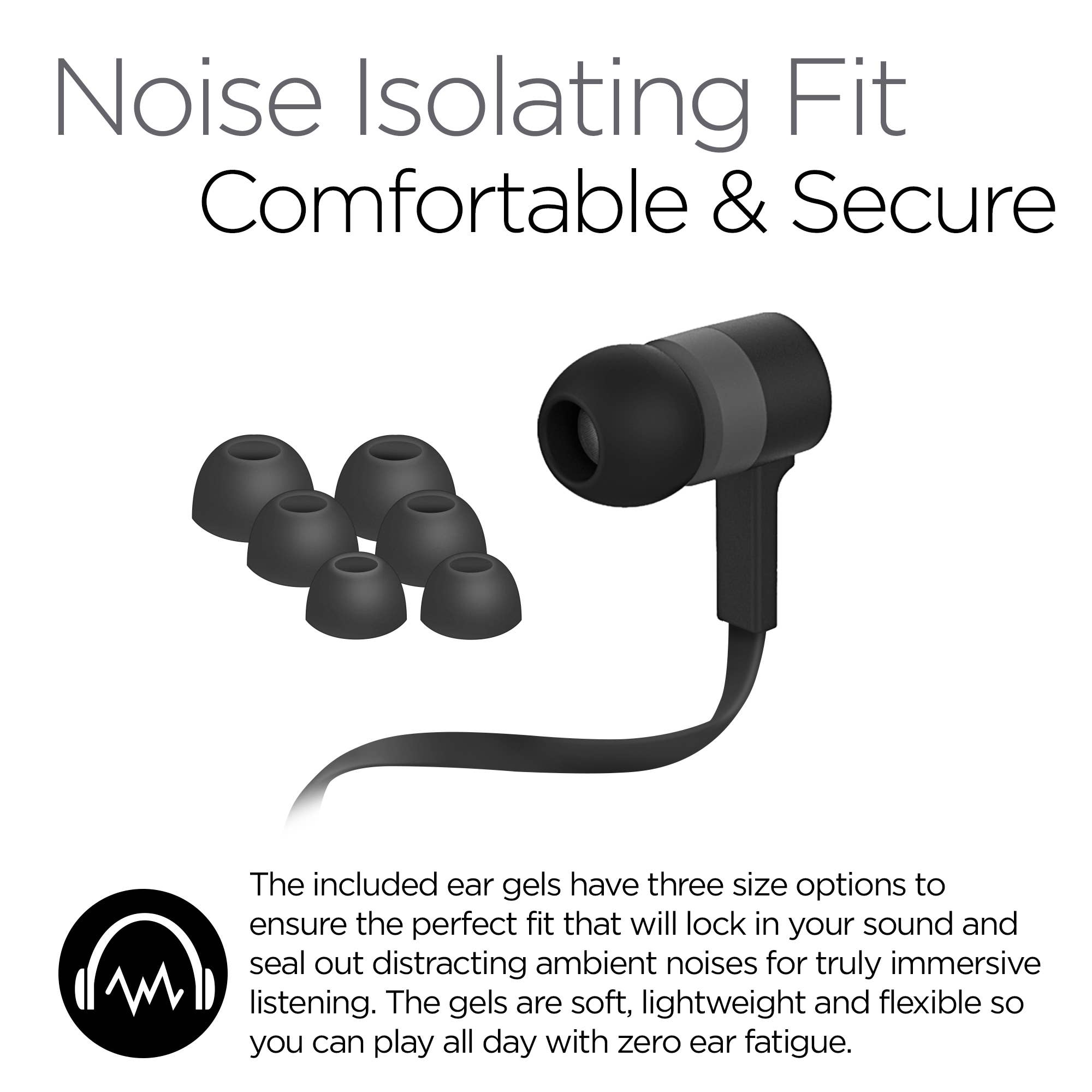 JupiterGear Home - Vendita all'ingrosso Cuffie - Auricolari HyperGear Low Ryder con microfono da 3,5 mm8