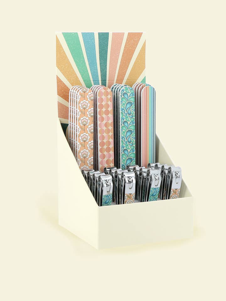 SIXTIES display for wholesale by JCH BEAUTY ACCESS