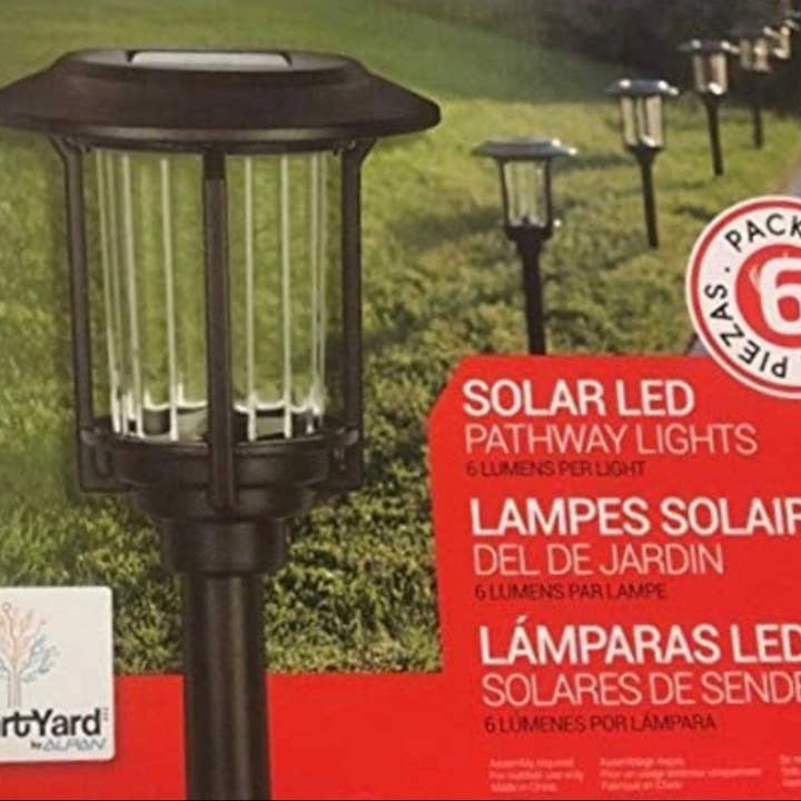 Bronze Smartyard Solar LED Large Pathway Lights 10 Lumen - 6 Pack for wholesale on Faire