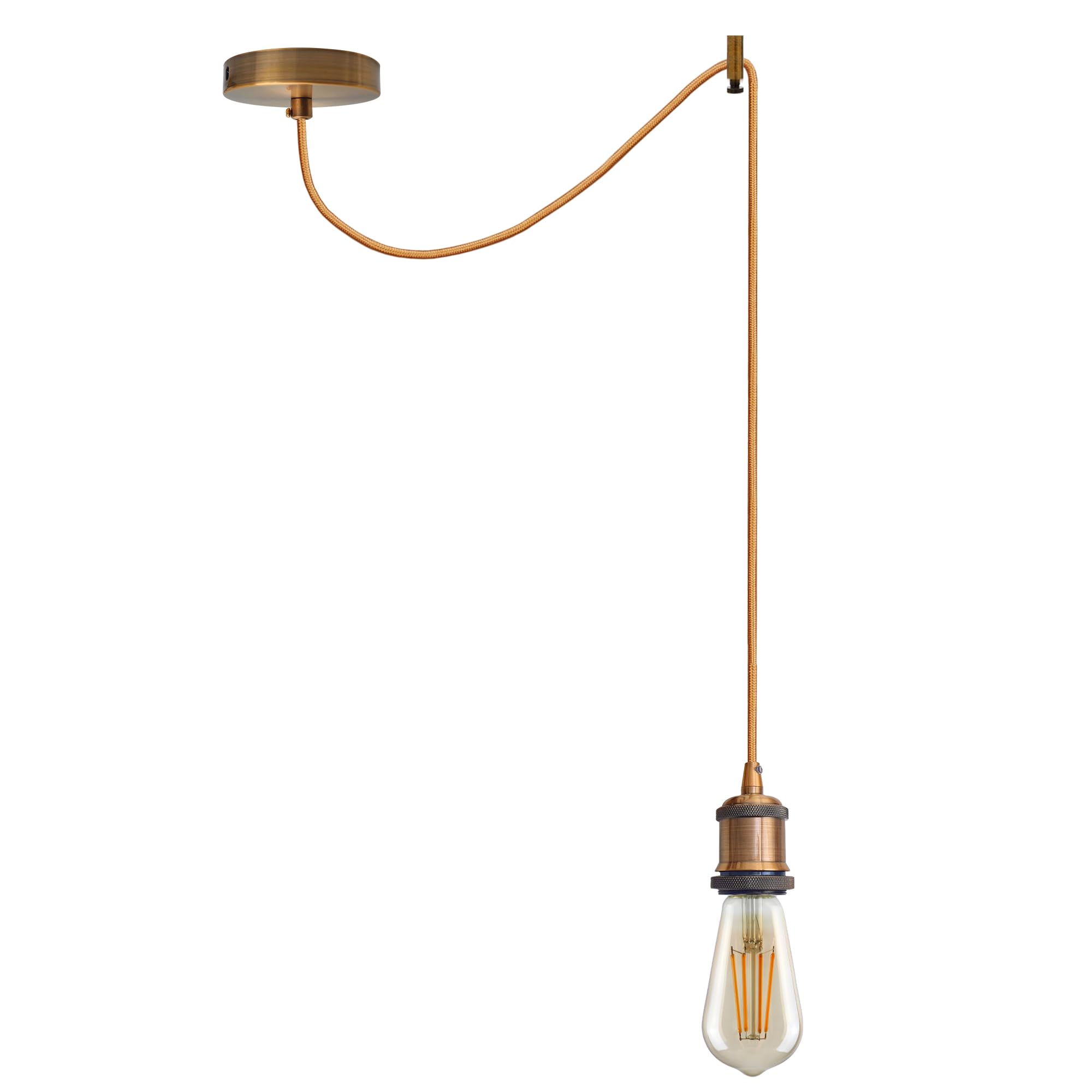 Ledsone – wholesale Chandelier/hanging light – Industrial Vintage Ceiling Hanging Lighting Kit1