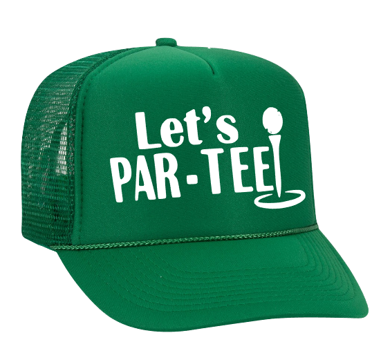 The Candy Collections - Wholesale Trucker Hat - Unisex - Let's Par-tee Augusta Masters Spring Retro Trucker Hat cap0
